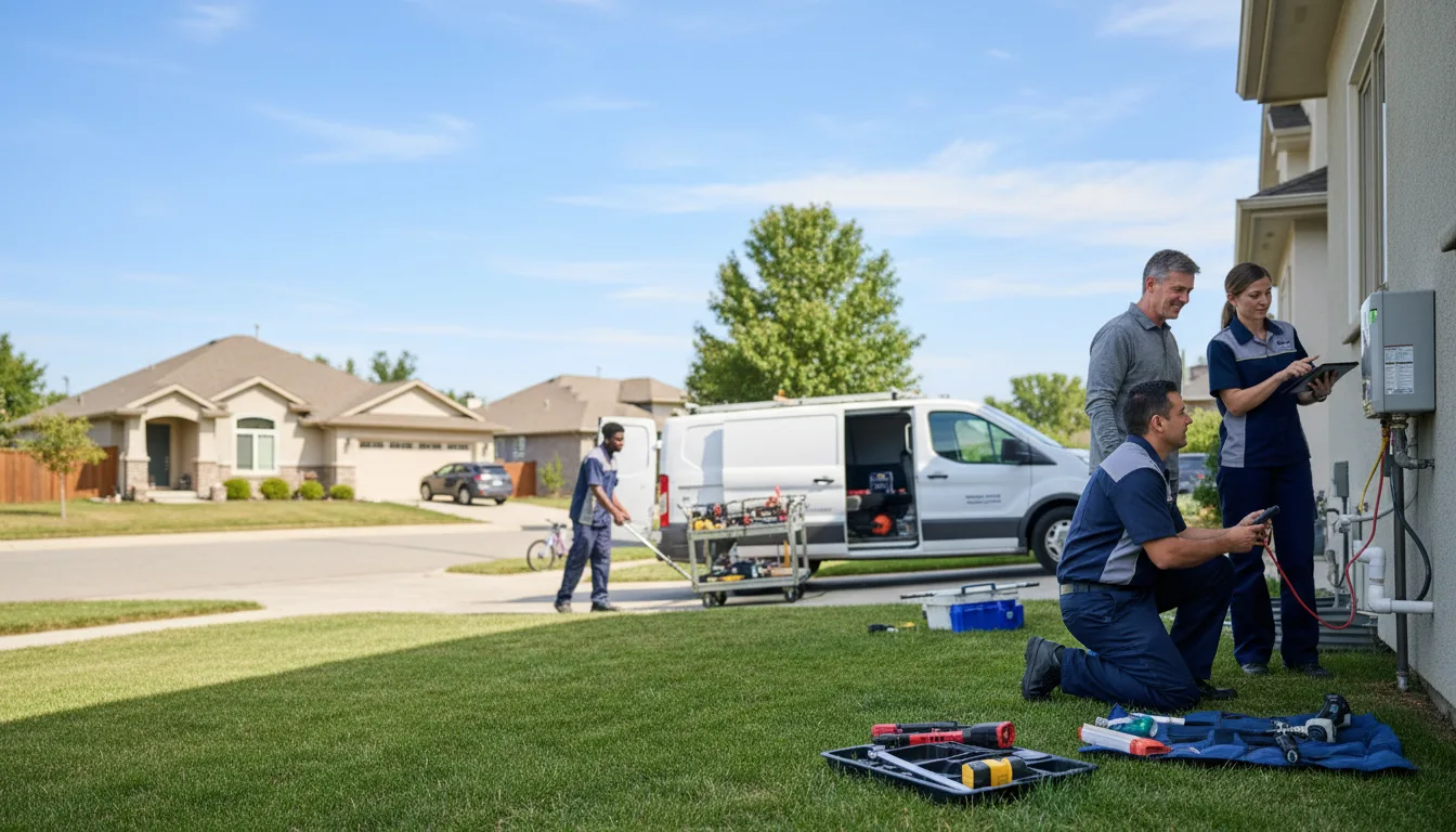 Tankless water heater service in Colton, SD
